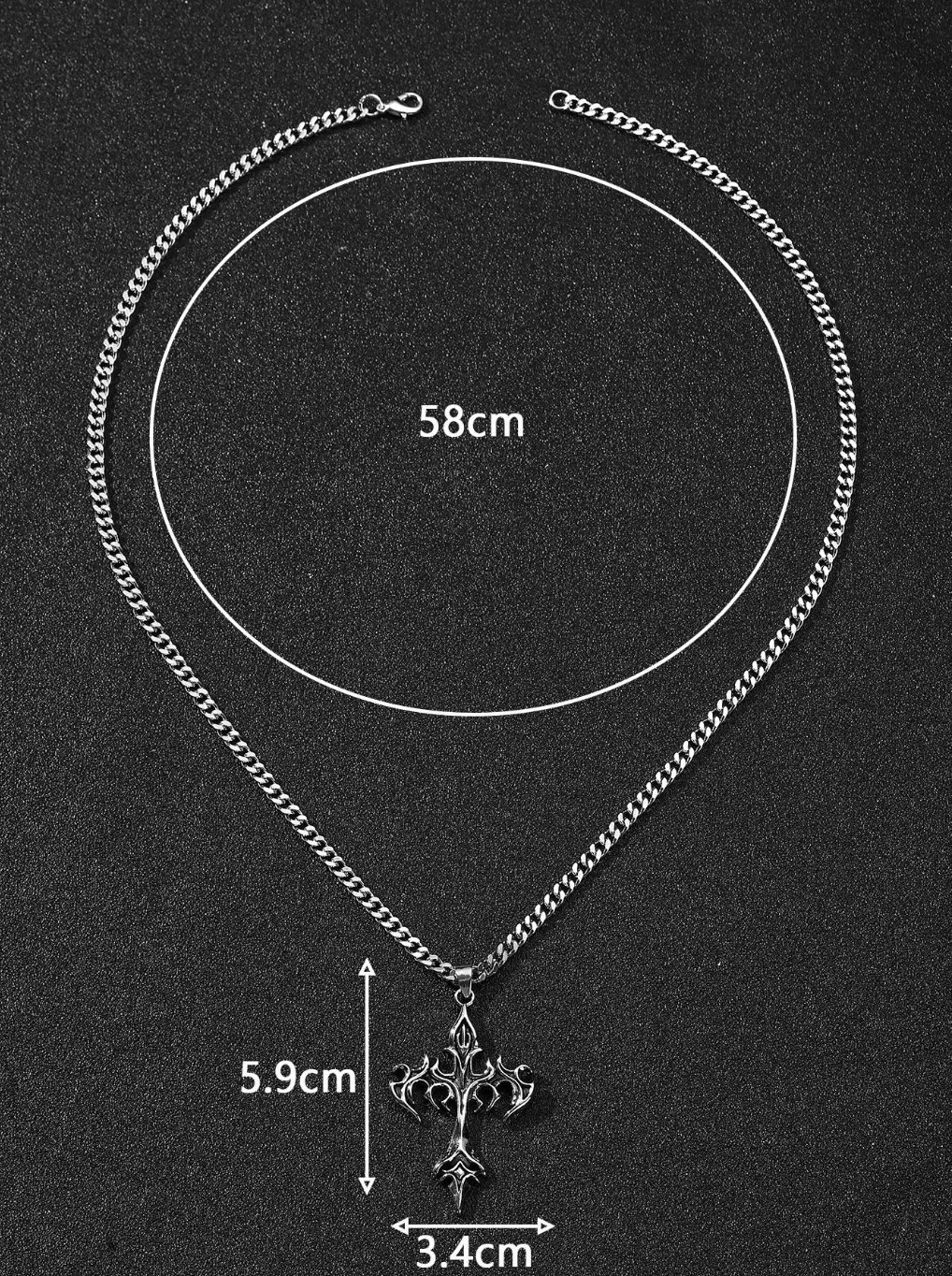 Gothic Cross Chain