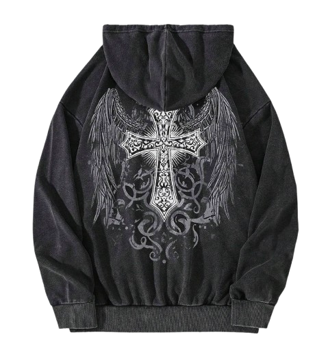Gothic Zip Hoodie