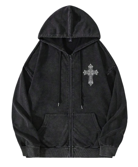 Gothic Zip Hoodie