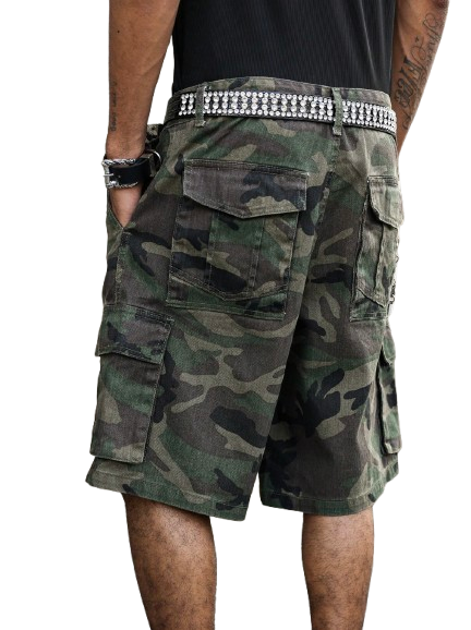 Camo Baggy Cargo Shorts